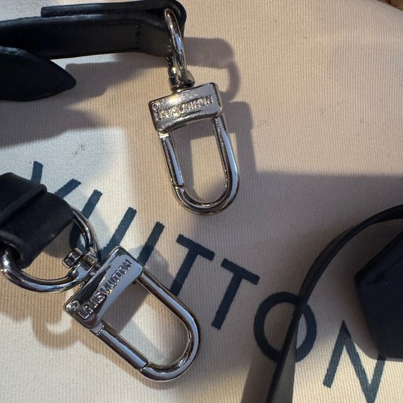 Black bag speedy 30 with white letters and matching wallet and small bag - Picture 12 of 13